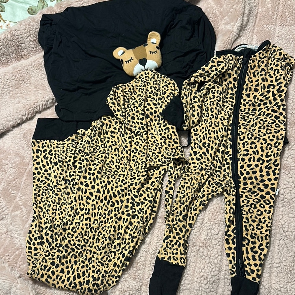 Leopard Print Pajama Set